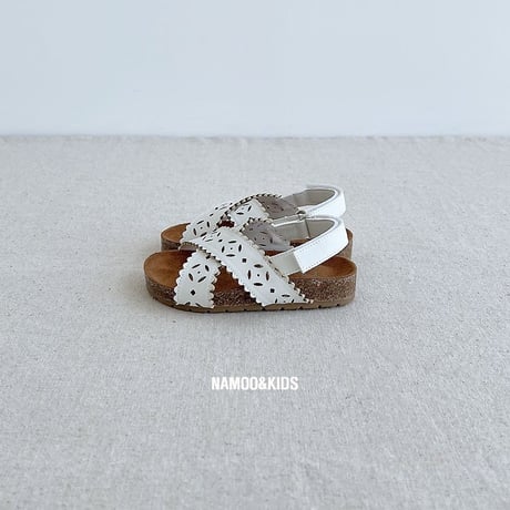 namoo/9. cream sandal 140-220