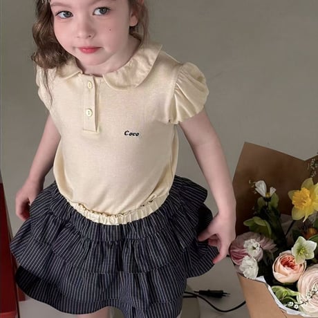 aiai/105. coco collar puff T-shirt 90-130