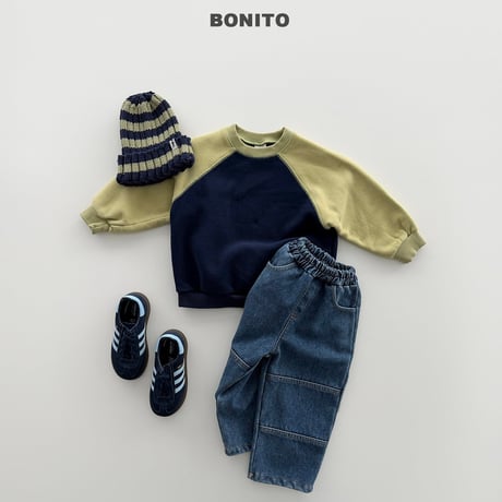 bonito/22. color raglan man-to-man JS-JM