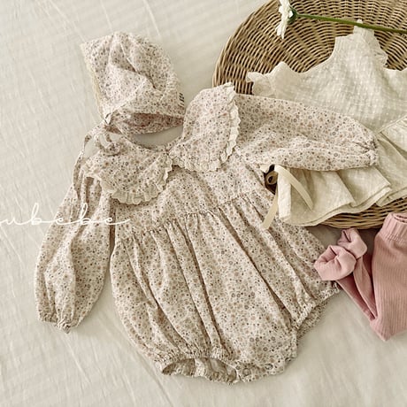 valubebe/15. gran flower collar suit 6M-18M