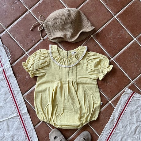 thelala/55. lemon collar suit XS-M