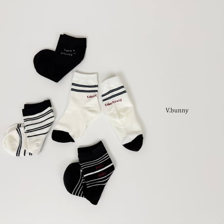 vbunny/11. ikke socks set M(130-150)-XL(180-210)