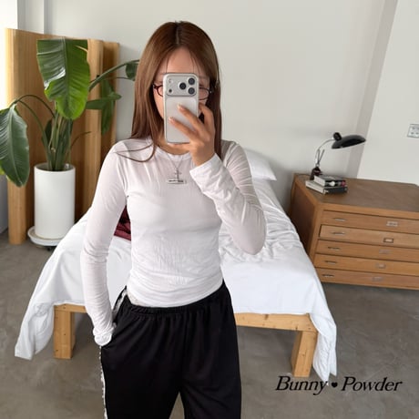 bunnypowder/3. pure T-shirt ADULT