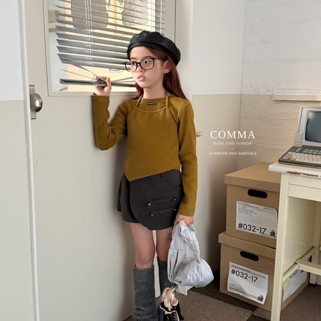 comma/104. skirt half pants 140-150