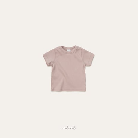 melmel/27. Ribbed Half T XXS-XL