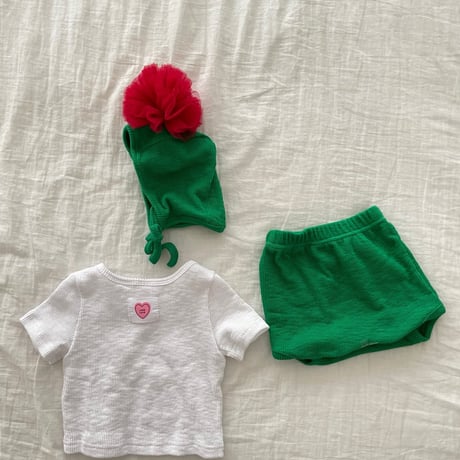 jeayabebe/3. bebe kanetion (bloomer+bonnet) set BEBE_S-BEBE_M