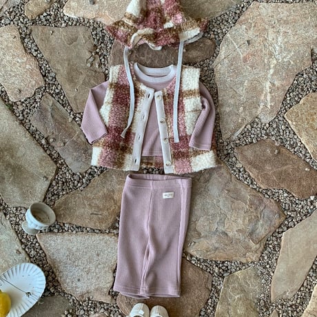 bebeholic/44. roy check vest S(6-12M)-L(18M-24M)