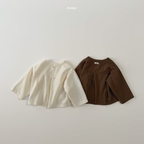 amigo/44. natural peach shirt XS-XL