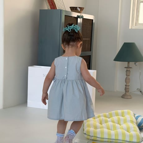 aiai/20. blue ribbon one-piece S(6M-2Y)-XL(4-5Y)