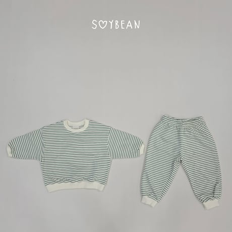 soybean/82. plan ) stripe updown set JS-JM