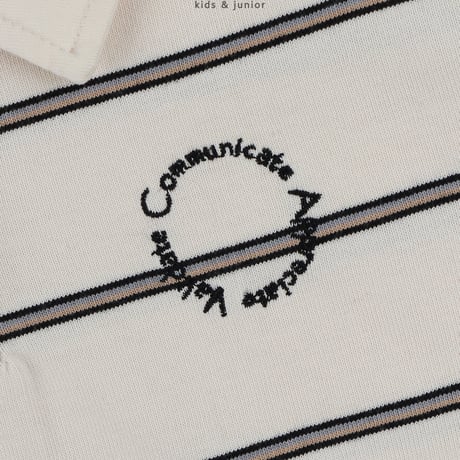 owen/38. single stripe collar T-shirt JS-JXL