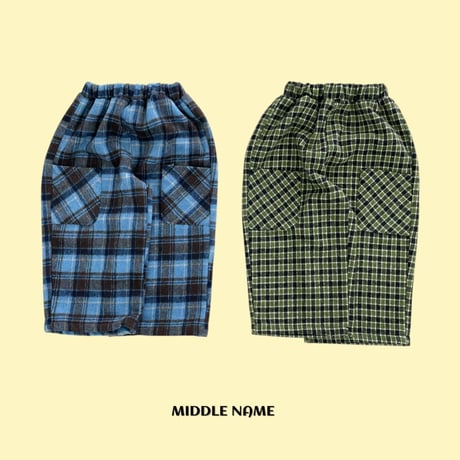 middlename/40. check pocket pants JS-JM