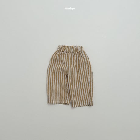 amigo/29. lapping stripe pants XS-XL