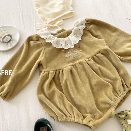 valubebe/69. embroidery velloa suit 6M-18M