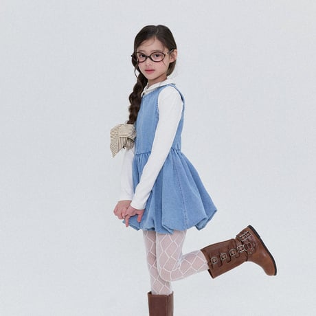 forkchips/77. baby denim one-piece JS-JXL