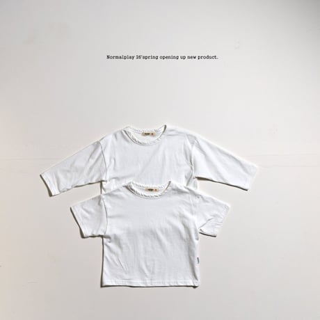 normalplay/79. good morning single half t ( season plan ) T-shirt 12M-XL