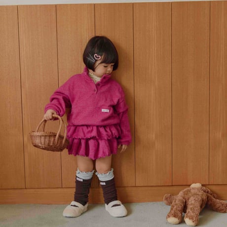 urbanrabbit/57. Knit Half-button Top JS-JM
