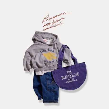 boneoune/87. bird crop hood T-shirt XS-XL