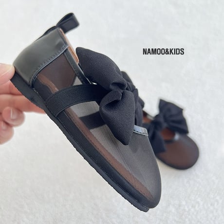 namoo/26. Yui Chiffon Ribbon Flats 140-220