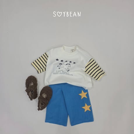 soybean/14. plan ) pony star 8bu T-shirt XS-XL