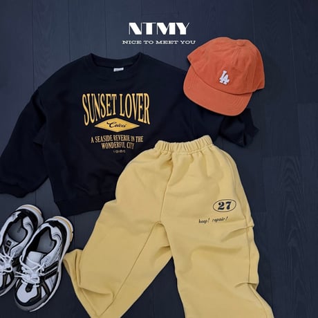 nicetomeetyou/46. sunset man-to-man JS-JL