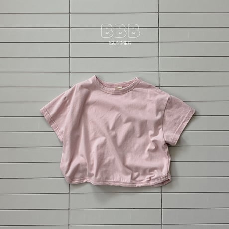 bellabambina/106. 26 summer bangbang plain T-shirt 12M-XL