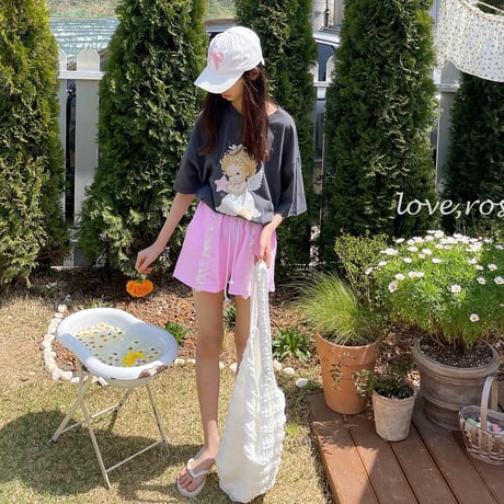 loverosie/131. angel roose boxy tee  L-XL