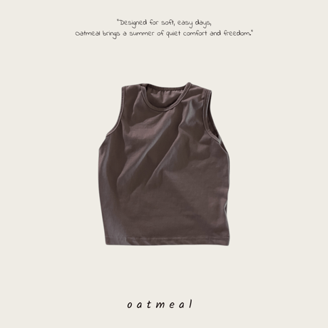 oatmeal/24. bello sleeveless XS-XL