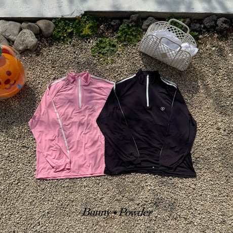 bunnypowder/246. track rash guard  S(95-105CM)-M(105-120CM)