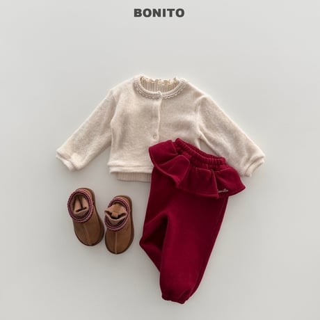 bonito/87. fril embroidery jogger pants JS-JM