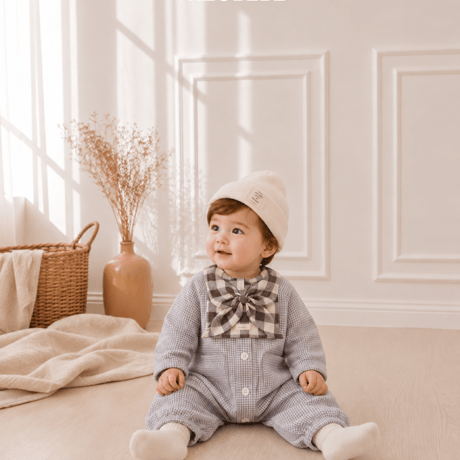 valubebe/27. check jump suit 6M-18M