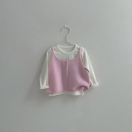 minirobe/42. Layered vest  S-XL