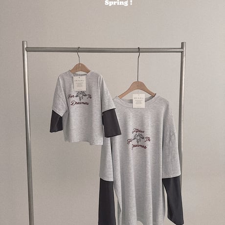 bellabambina/3. adult mari doubled T-shirt ADULT