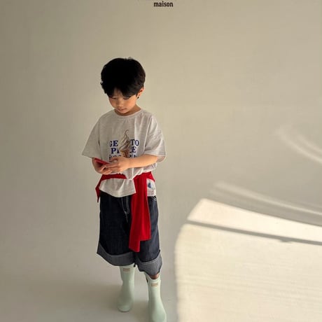 saintdoll/99. non fade rollup pants S-XL