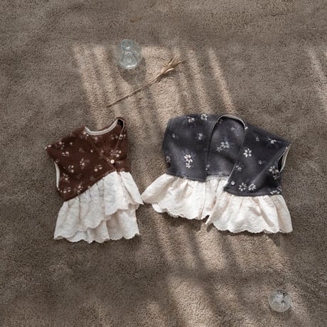 bebeholic/39. elsa vest S(6-12M)-M(12-18M)