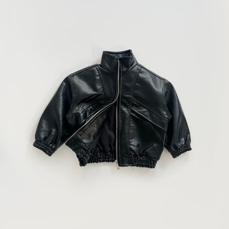 fromi/78. High Neck Leather Jacket? JS-JL