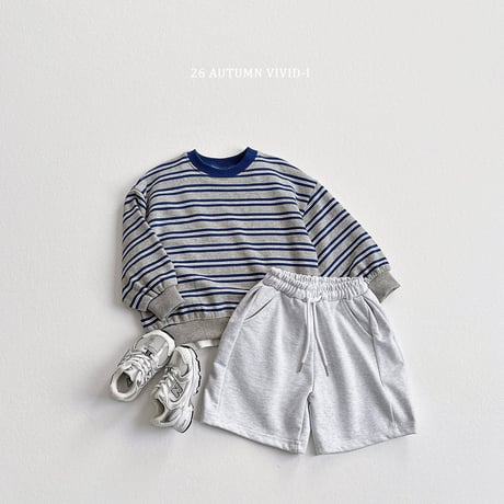 vividi/100. multi two color dangara man-to-man JS-JM