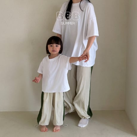 bellabambina/1. adult basic plain T-shirt ADULT