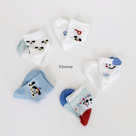 vbunny/5. dog socks set S(130-150)-L(180-210)