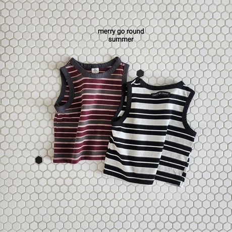 merrygoround/4. boy sleeveless XS-2XL