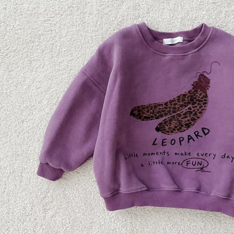 urbanrabbit/39. Leopard Banana Sweatshirt JS-JM