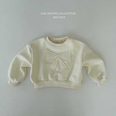 melikey/34. butterfly ribbon man-to-man JS-JM