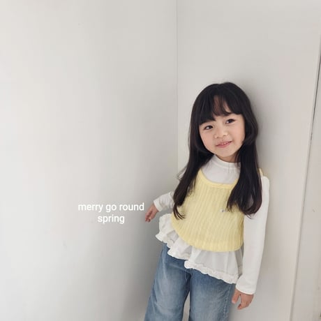 merrygoround/36. spring sleeveless XS-2XL