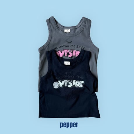 pepper/4. kids sleeveless XS-XL