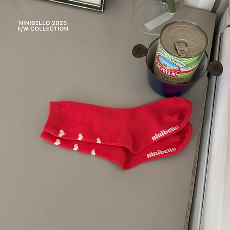 ninibello/107. heart socks - basic set SOCKS_S-SOCKS_L