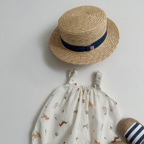 minirobe/27.  Puppy Pattern Overalls  S-XL