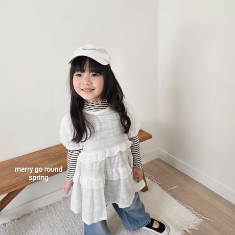 merrygoround/32. sisuru fril blouse XS-2XL