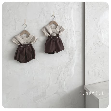 nunubiel/17. cool suspender pants XS-XL
