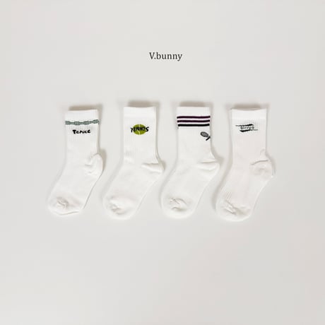 vbunny/12. lacket socks set M(130-150)-XL(180-210)