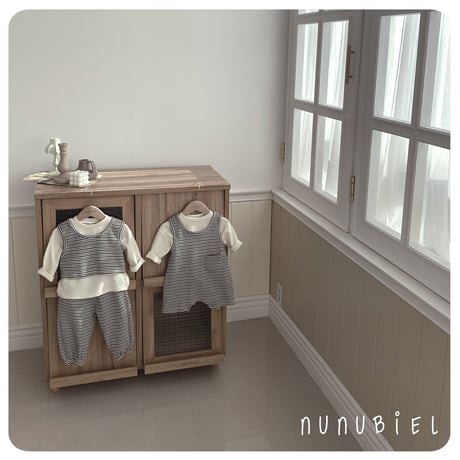 nunubiel/51. stripe vest XS-XL